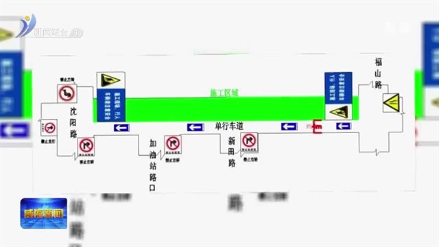 5月12日至6月7日 威海环山路部分路段改造施工