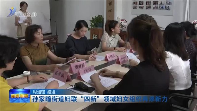 孙家疃街道妇联“四新”领域妇女组织再添新力【威海广电讯】