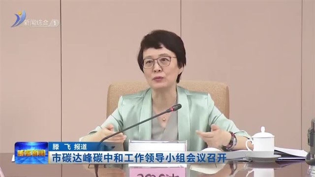 市碳达峰碳中和工作领导小组会议召开【威海广电讯】