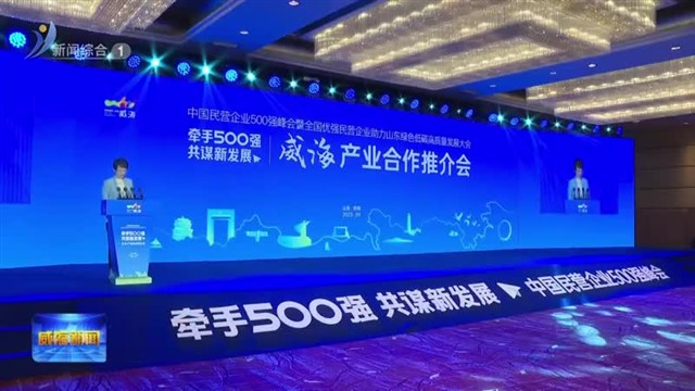 “牵手500强 共谋新发展”威海产业合作推介会举行【威海广电讯】