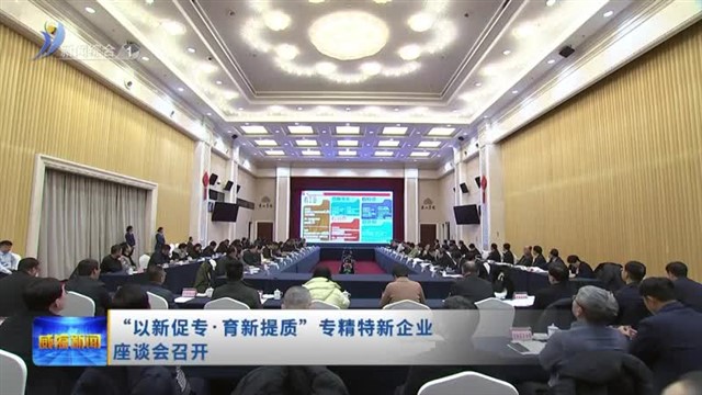 “以新促专 育新提质”专精特新企业座谈会召开【威海广电讯】